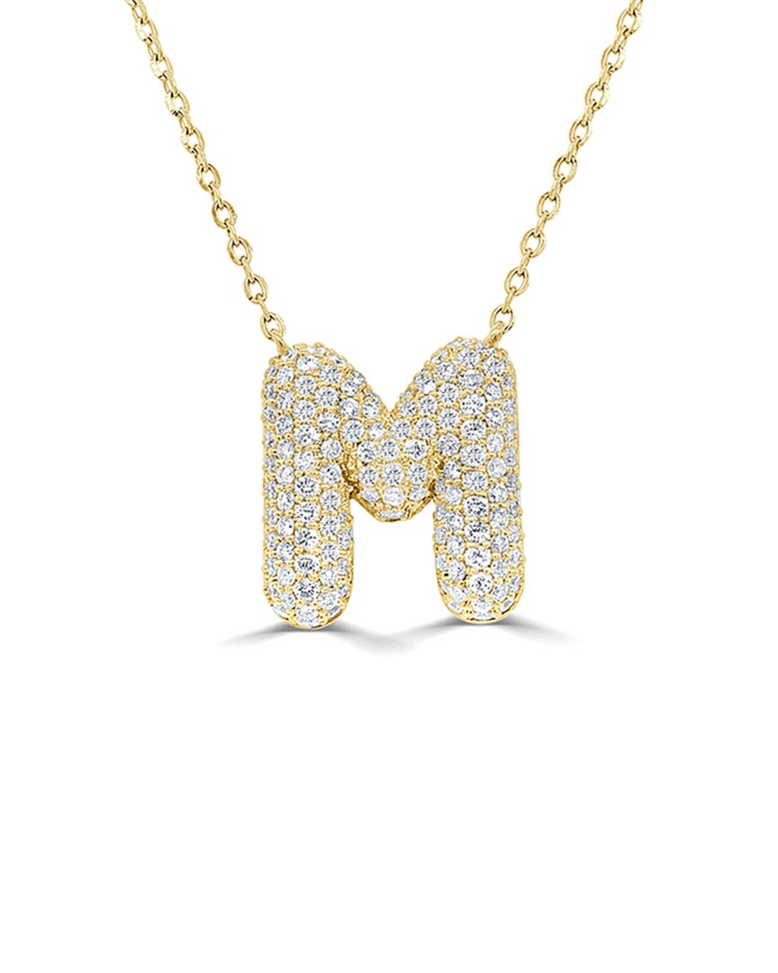 Sabrina Designs 14k 0.53 Ct. Tw. Diamond Initial Necklace