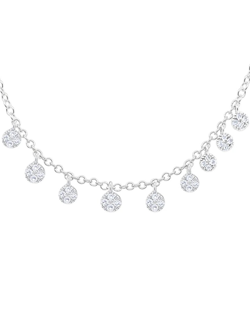 Meira T 14k 0.10 Ct. Tw. Diamond Necklace In Metallic