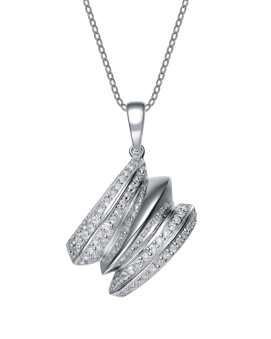 Genevive Silver Cz Pendant