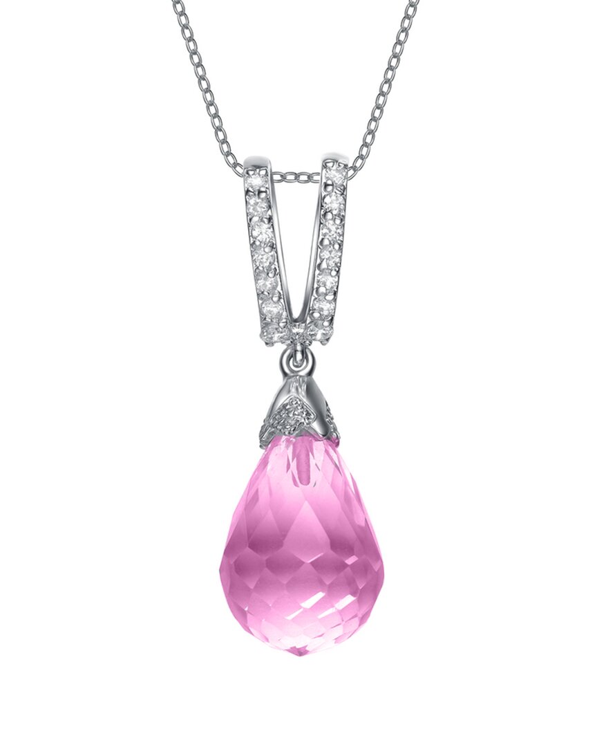 Genevive Silver Cz Pendant