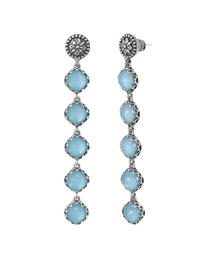 Konstantino Silver Gemstone Earrings