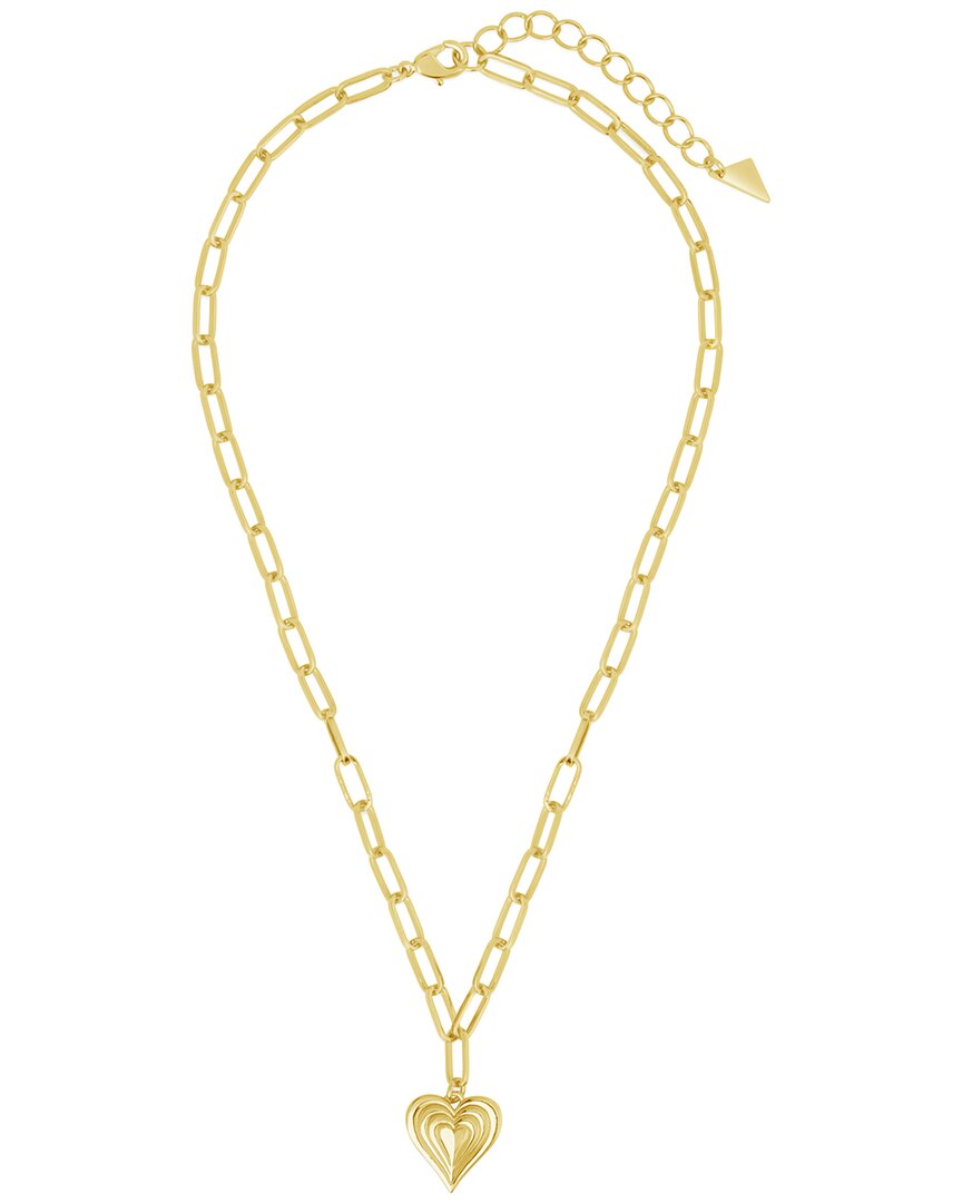 Sterling Forever Beating Heart Pendant Necklace
