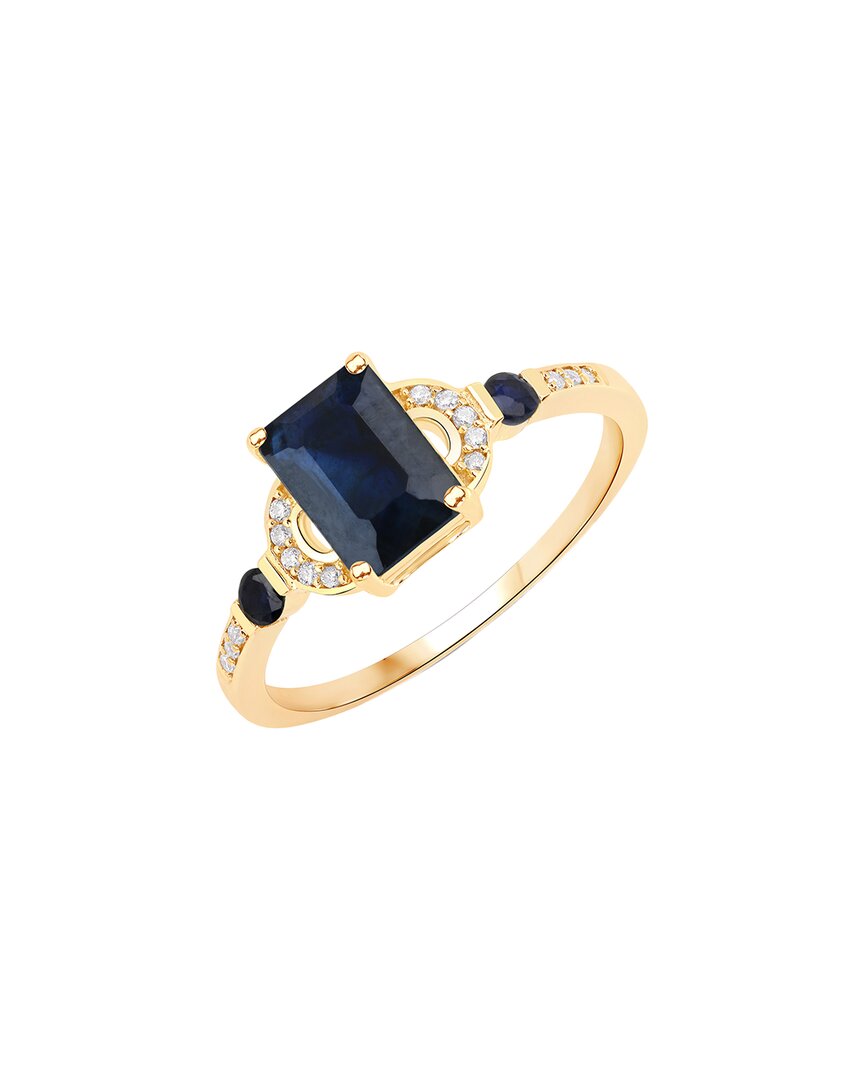 Shop Diana M. Fine Jewelry 14k 1.64 Ct. Tw. Diamond & Sapphire Ring