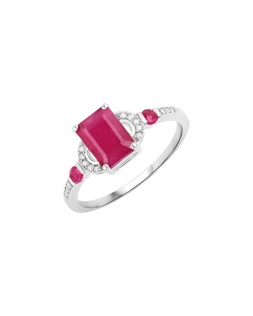 Shop Diana M. Fine Jewelry 14k 1.39 Ct. Tw. Diamond & Ruby Ring