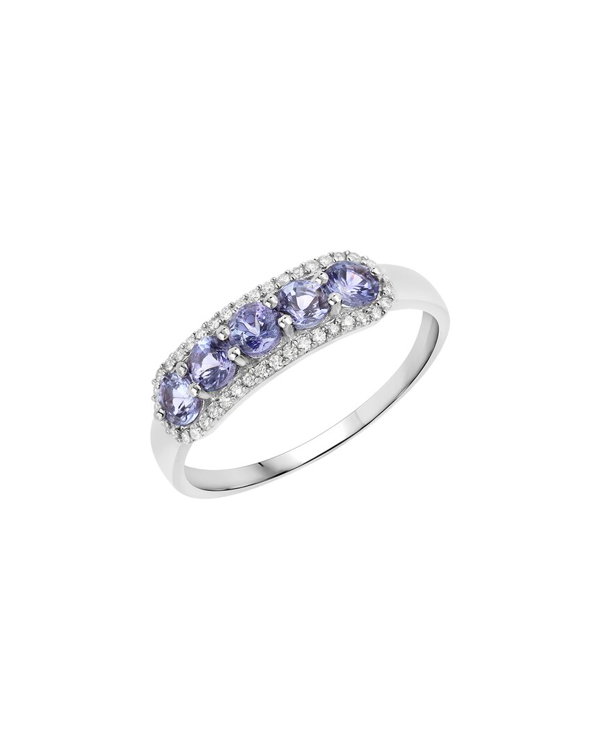 Shop Diana M. Fine Jewelry 14k 0.61 Ct. Tw. Diamond & Tanzanite Ring