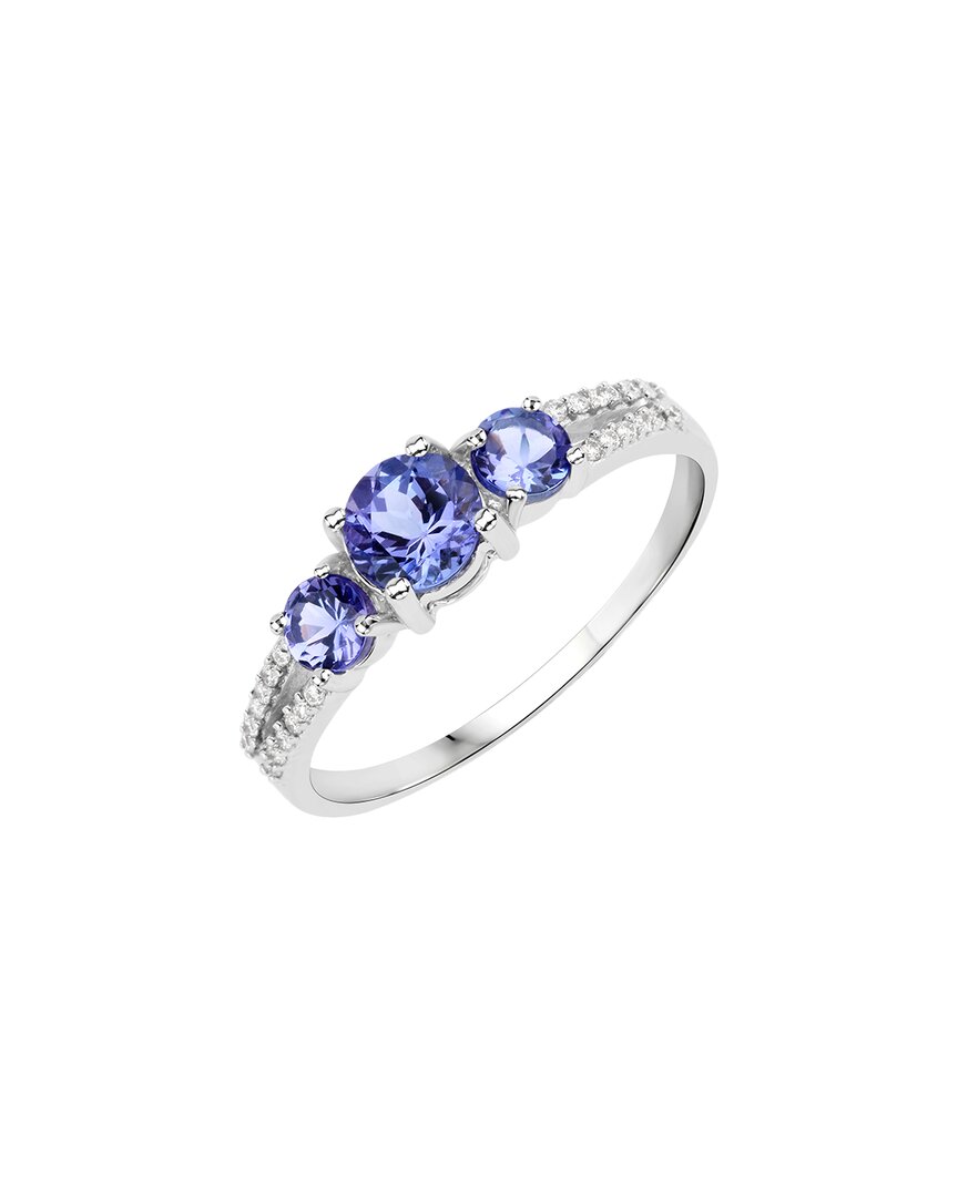 Shop Diana M. Fine Jewelry 14k 0.92 Ct. Tw. Diamond & Tanzanite Ring