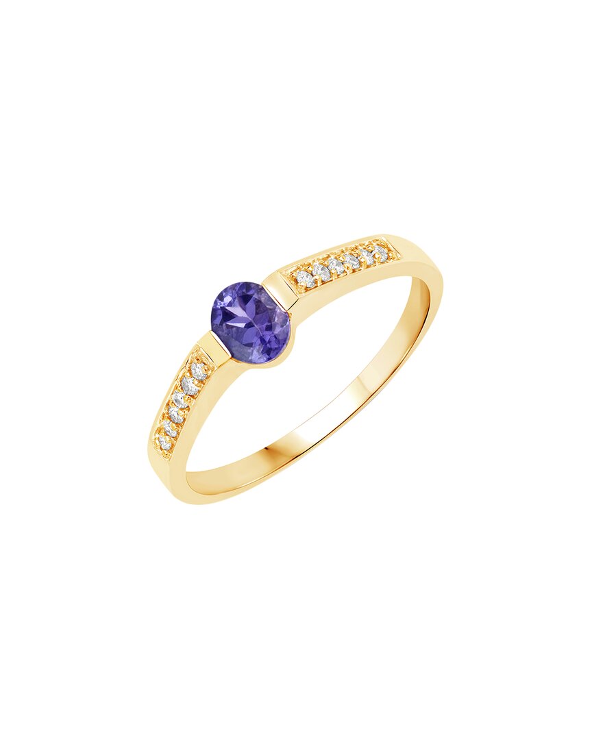 Shop Diana M. Fine Jewelry 14k 0.41 Ct. Tw. Diamond & Tanzanite Ring