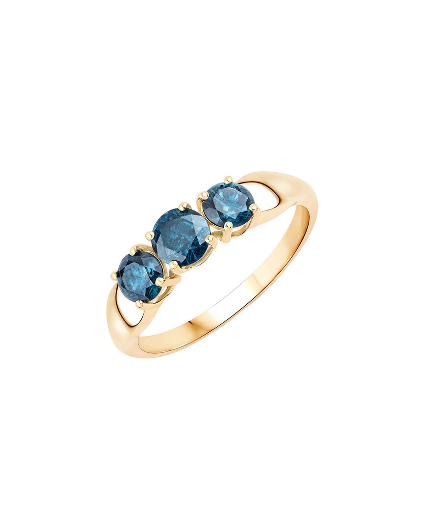 Shop Diana M. Fine Jewelry 14k 1.03 Ct. Tw. Sapphire Ring