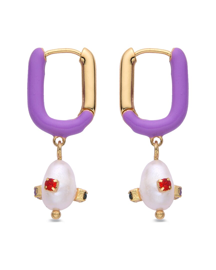 Eye Candy La Cz Colette Square Earrings