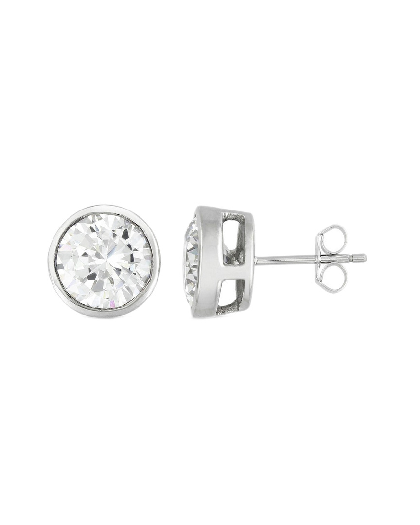 Genevive Silver Cz Studs