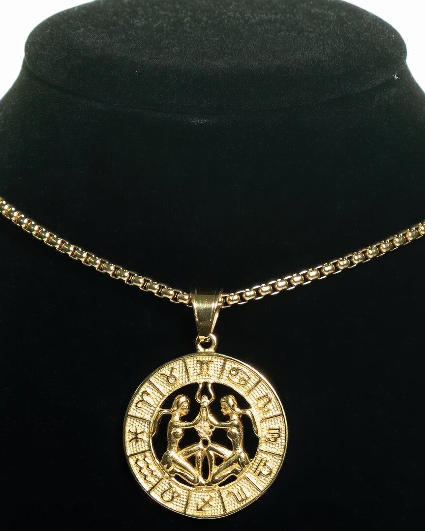Jean Claude Zodiac Collection Gemini Pendant Necklace