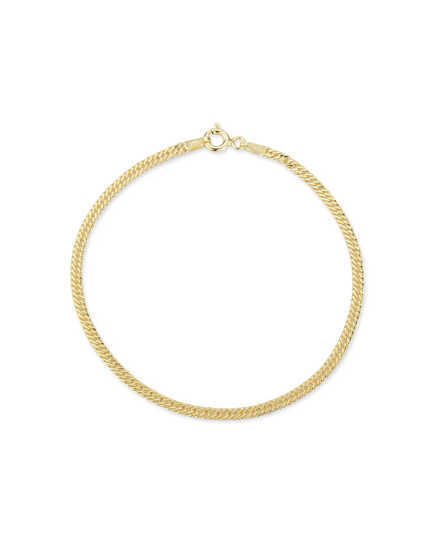 Glaze Jewelry 14k Over Silver Double Curb Link Bracelet