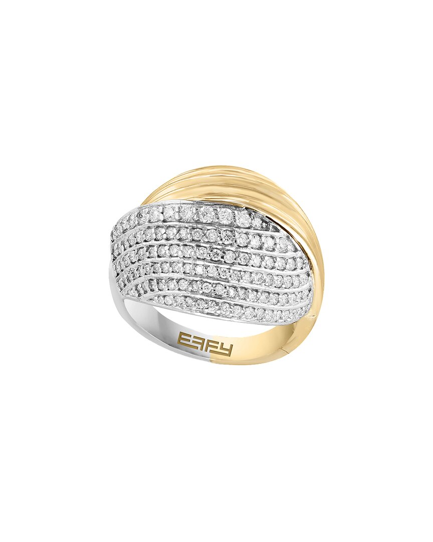 Effy Fine Jewelry 14K Two-Tone 0.77 ct. tw. Diamond Ring