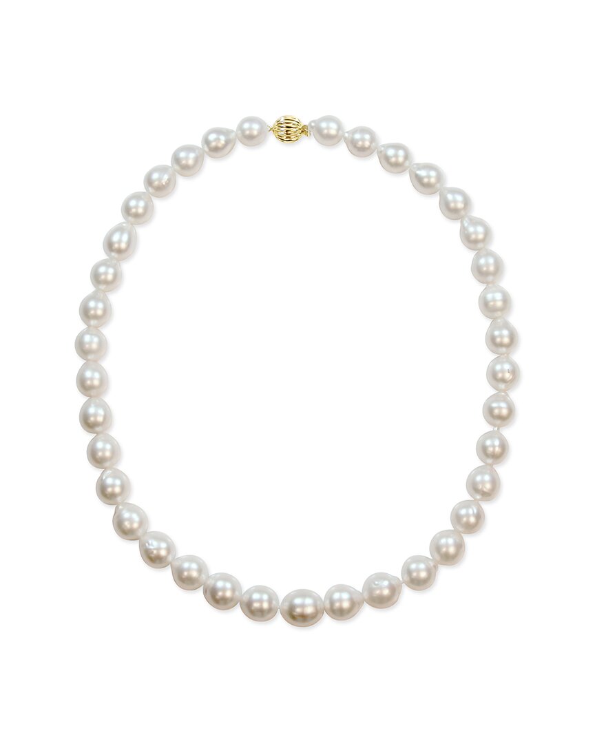 Diamond Select Cuts 14k Pearl 9-11mm Pearl Necklace