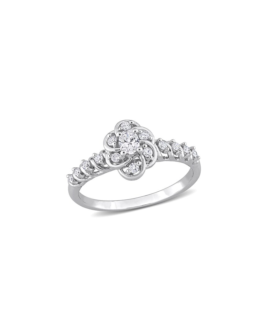 Rina Limor 14k 0.33 Ct. Tw. Diamond Ring In Metallic