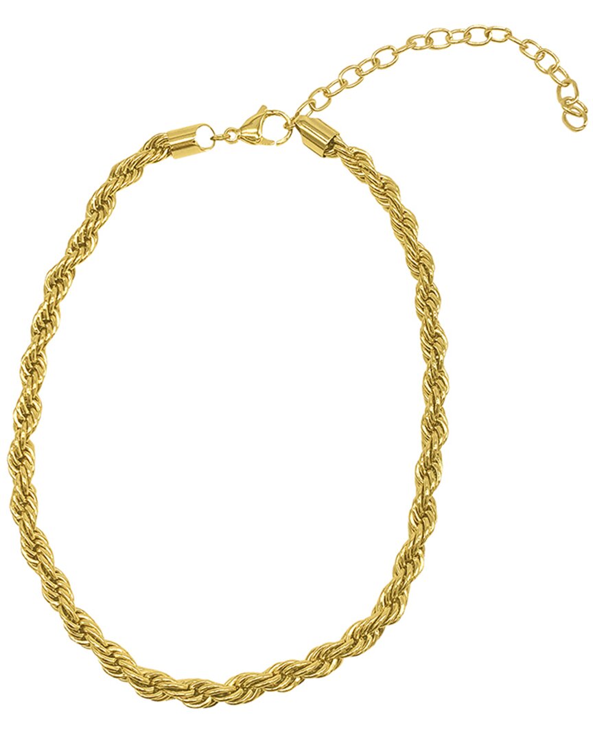 Adornia 14k Plated Rope Chain Necklace