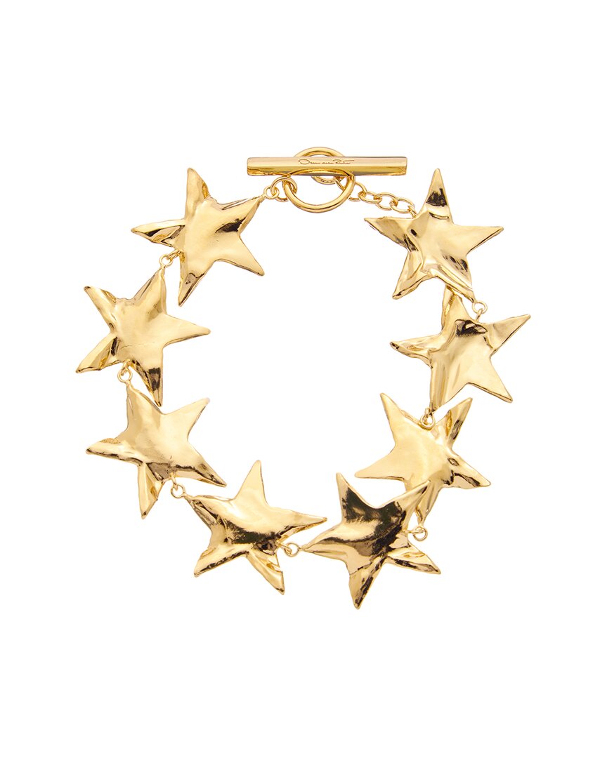 Oscar De La Renta Fall 2023 14k Nico Star Bracelet In Gold