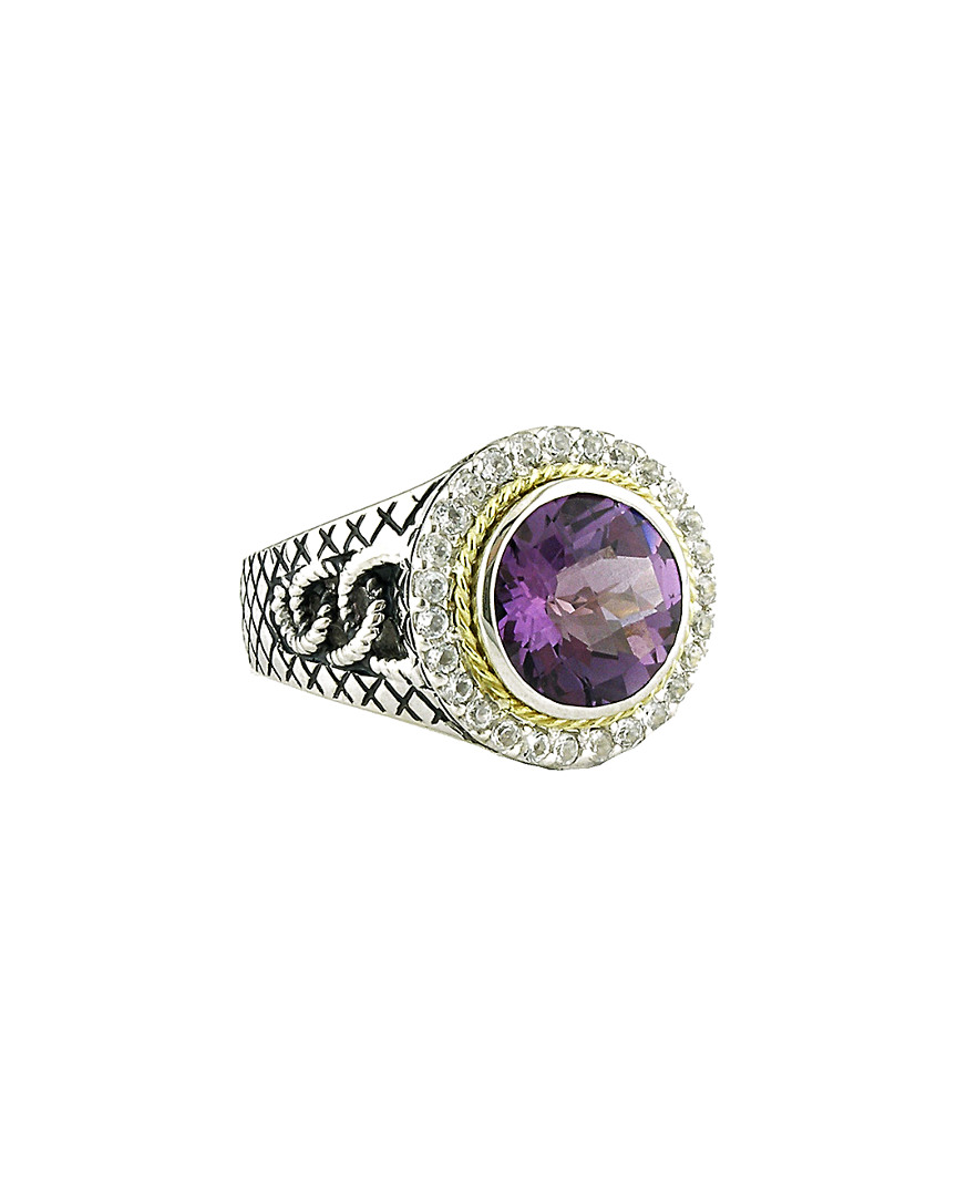 Andrea Candela Rodeo 18k & Silver 3.71 Ct. Tw. Gemstone Ring