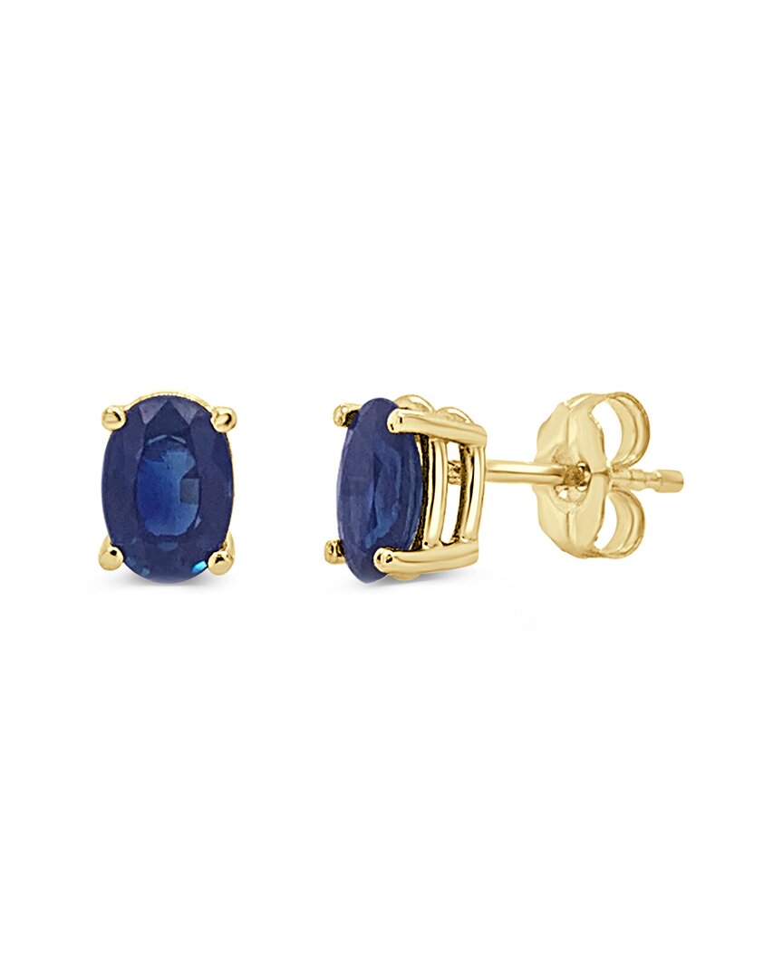 Sabrina Designs 14k 1.11 Ct. Tw. Sapphire Oval Studs