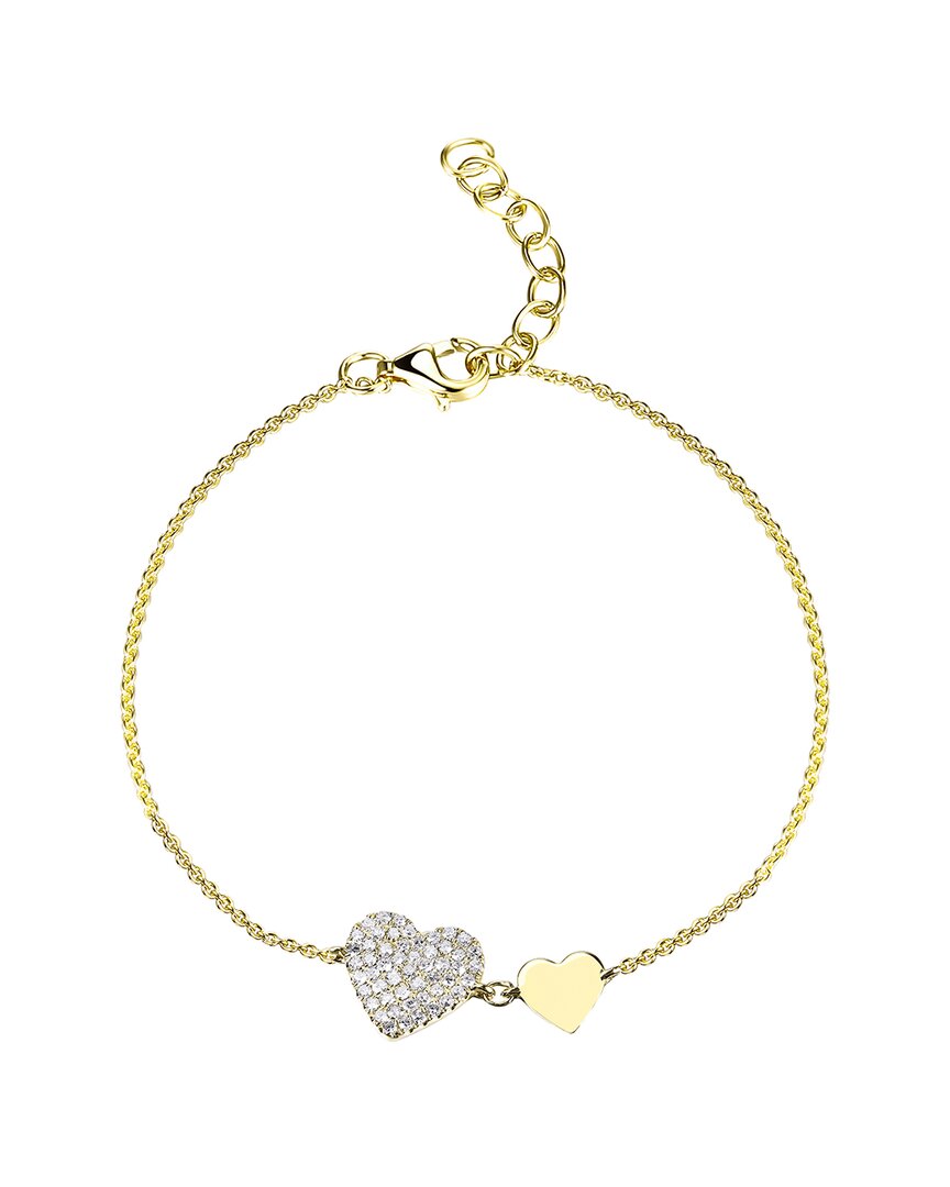 SABRINA DESIGNS SABRINA DESIGNS 14K 0.16 CT. TW. HEART BRACELET