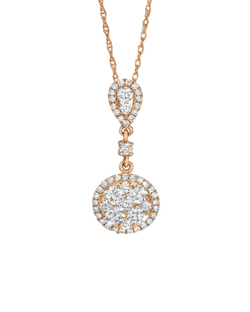 Le Vian 14k Strawberry Gold 0.71 Ct. Tw. Diamond Pendant Necklace