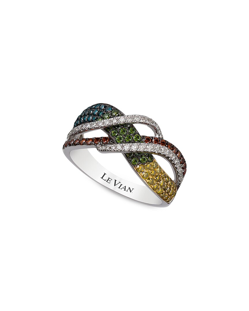 Shop Le Vian Exotics 14k Vanilla Gold 0.85 Ct. Tw. Diamond Ring