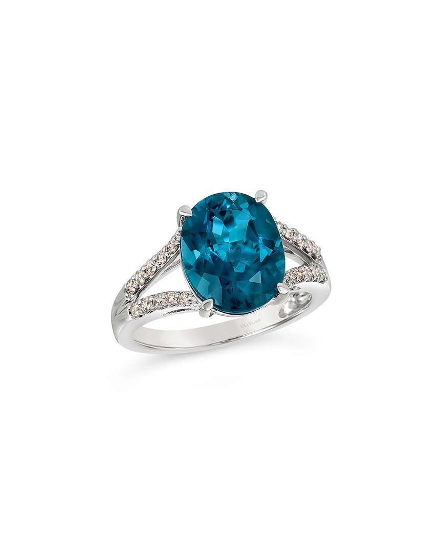 Le Vian ® 14k 4.78 Ct. Tw. Diamond & London Blue Topaz Cocktail Ring