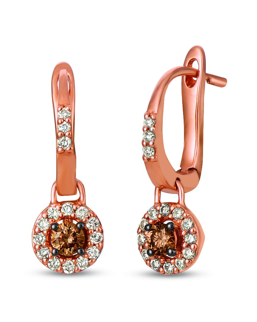 Le Vian ® 14k Rose Gold 0.50 Ct. Tw. Diamond Dangle Earrings