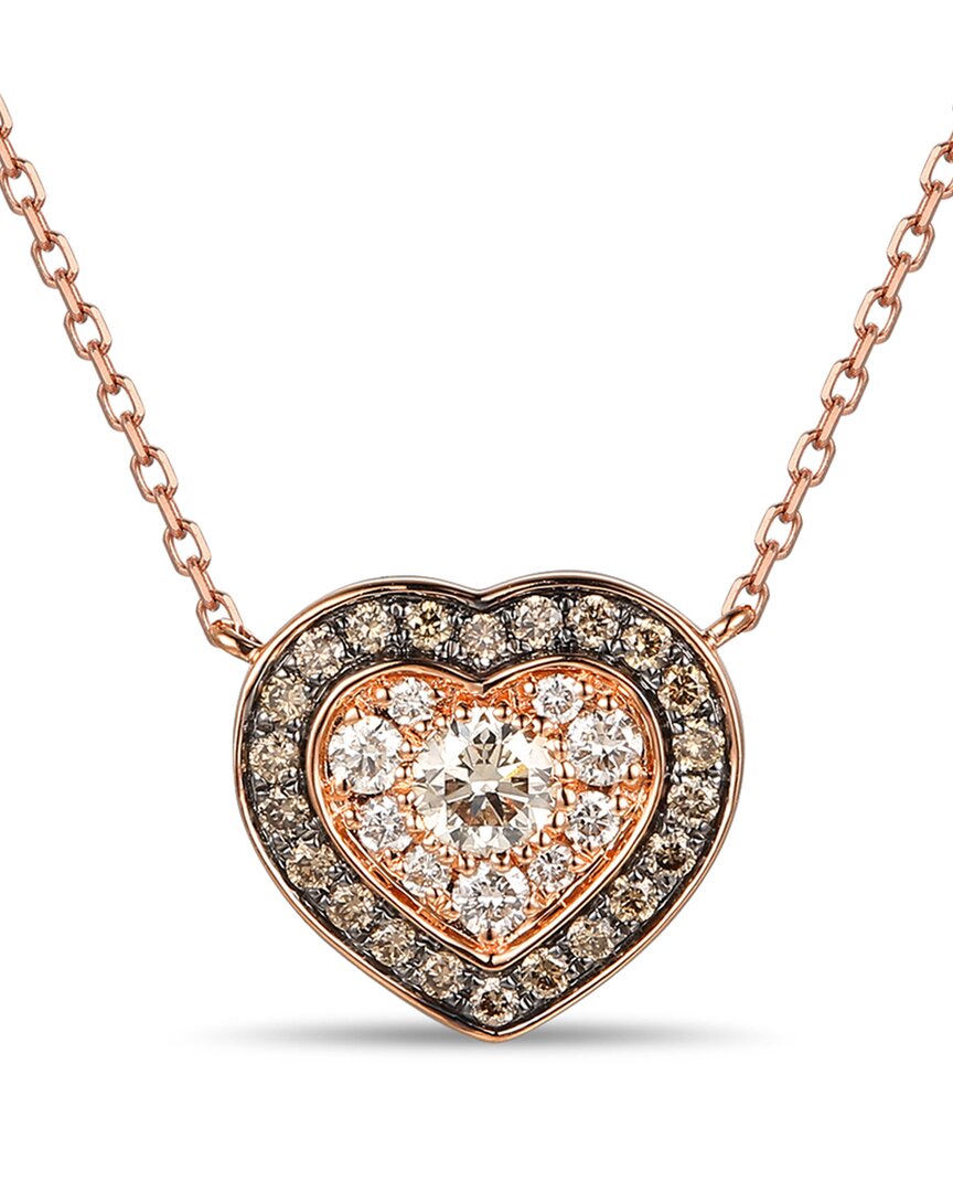 Le Vian ® 14k Rose Gold 0.47 Ct. Tw. Diamond Pendant Necklace