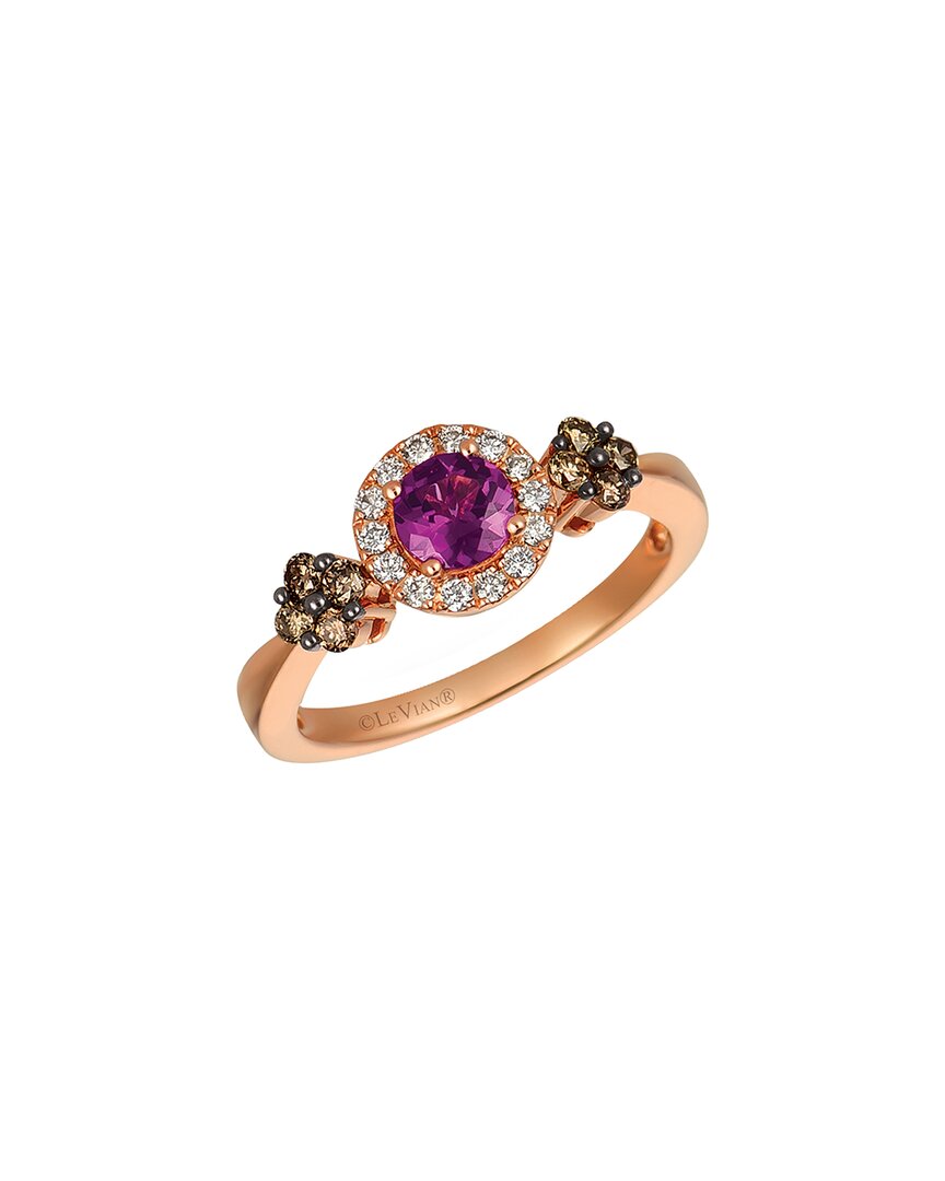 Shop Le Vian 14k Strawberry Gold 0.86 Ct. Tw. Purple Garnet Ring