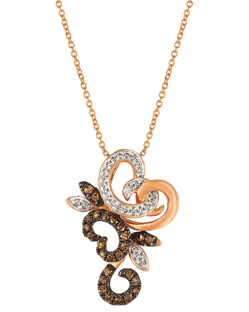 Le Vian ® 14k Strawberry Gold 0.30 Ct. Tw. Diamond Pendant Necklace
