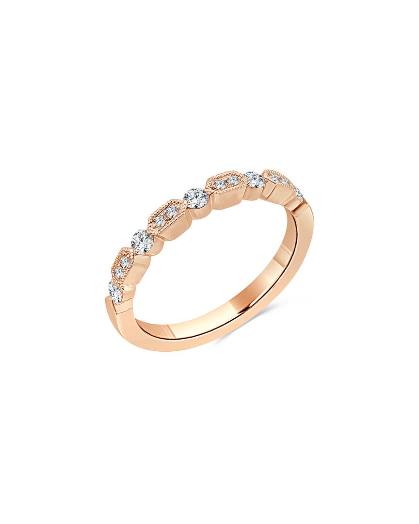 Sabrina Designs 14k Rose Gold 0.28 Ct. Tw. Diamond Ring In Pink