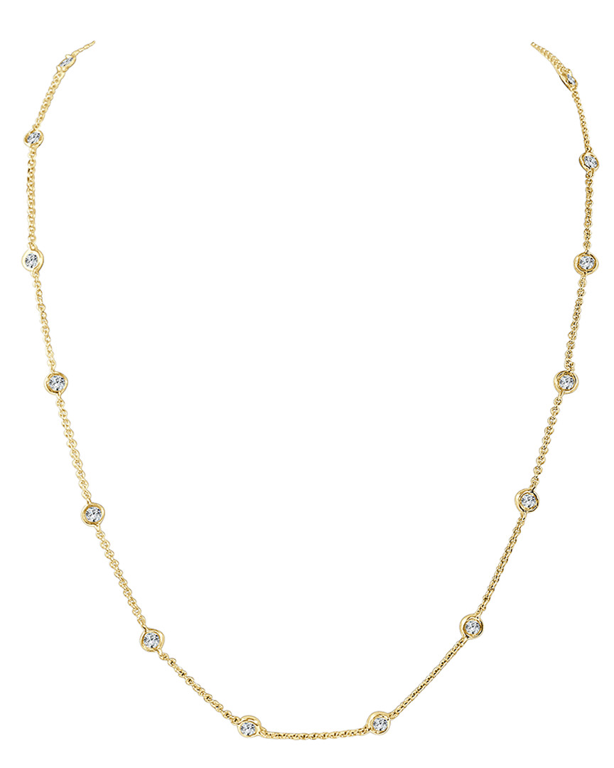 Sabrina Designs 14k  Diamonds By The Yard 14k 1.20 Ct. Tw. Diamond Necklace
