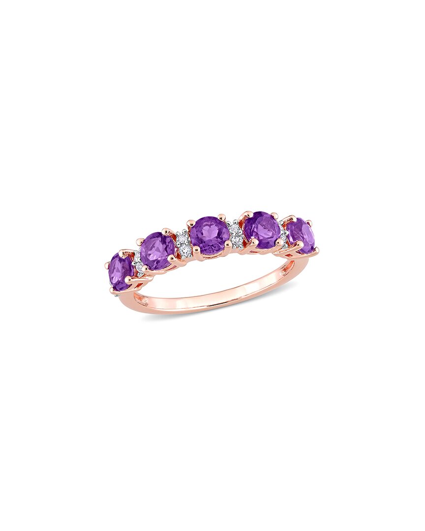 Rina Limor Silver 1.57 Ct. Tw. Gemstone Half-eternity Ring