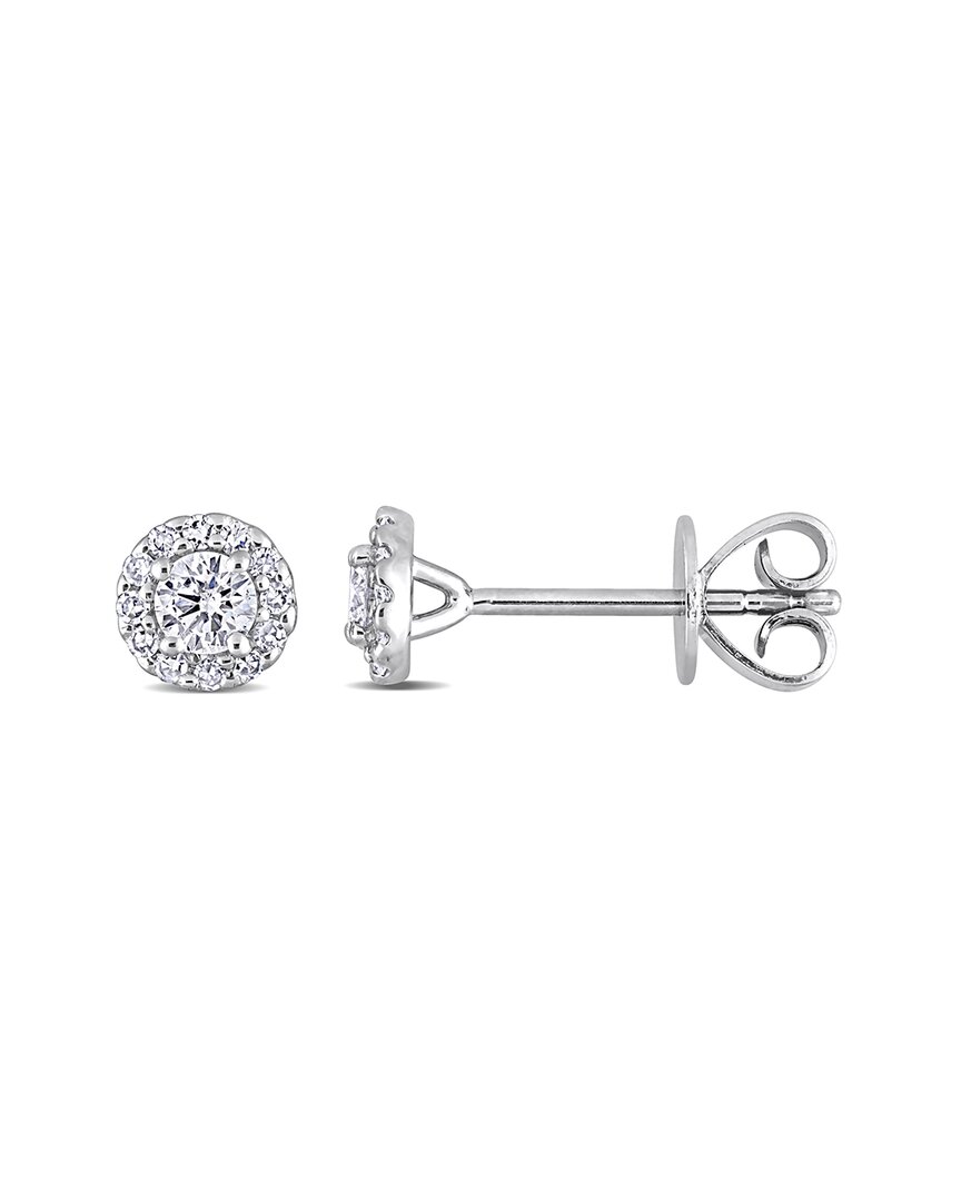 Rina Limor Platinum 0.34 Ct. Tw. Diamond Cluster Earrings