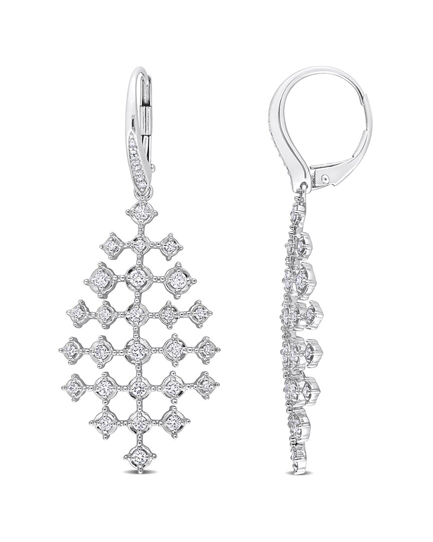 Rina Limor 14k 0.99 Ct. Tw. Diamond Dangle Earrings