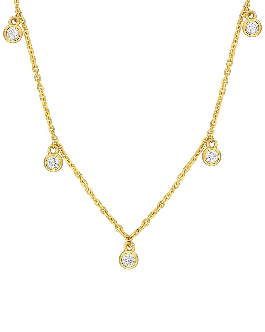 Rina Limor 14k 0.17 Ct. Tw. Diamond Charm Necklace
