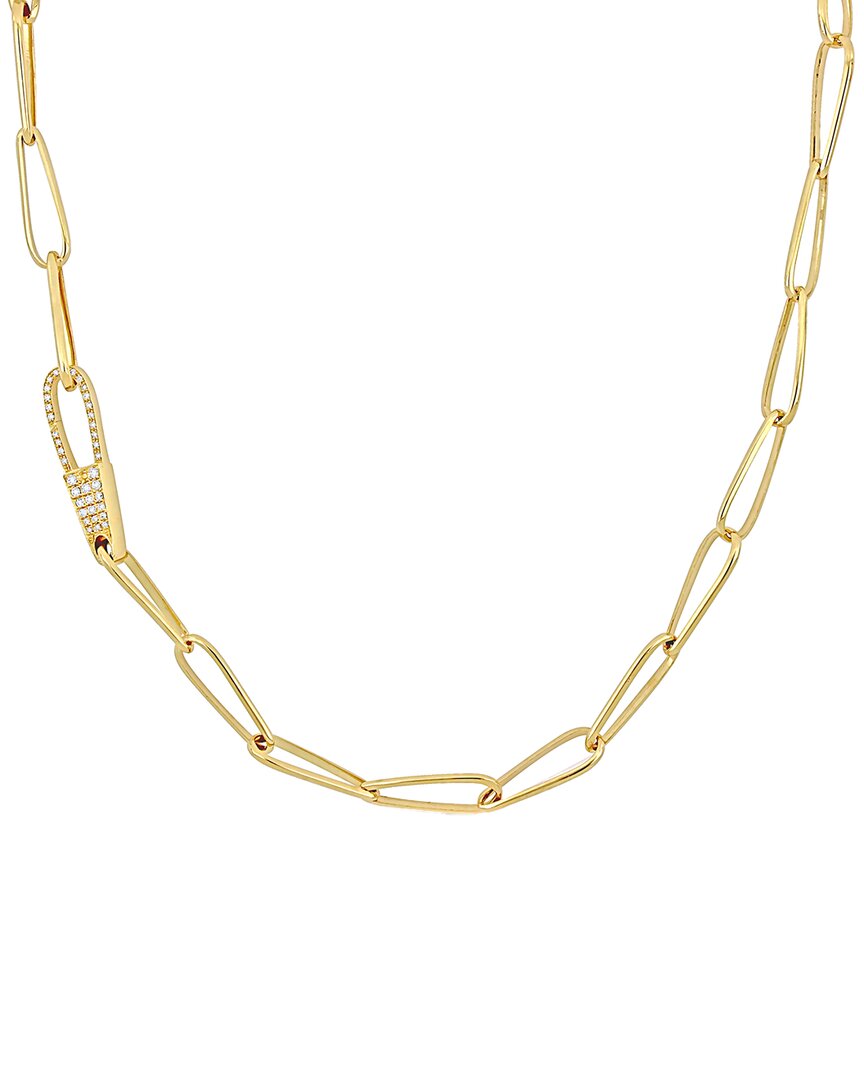 Rina Limor 14k 0.29 Ct. Tw. Diamond Link Necklace