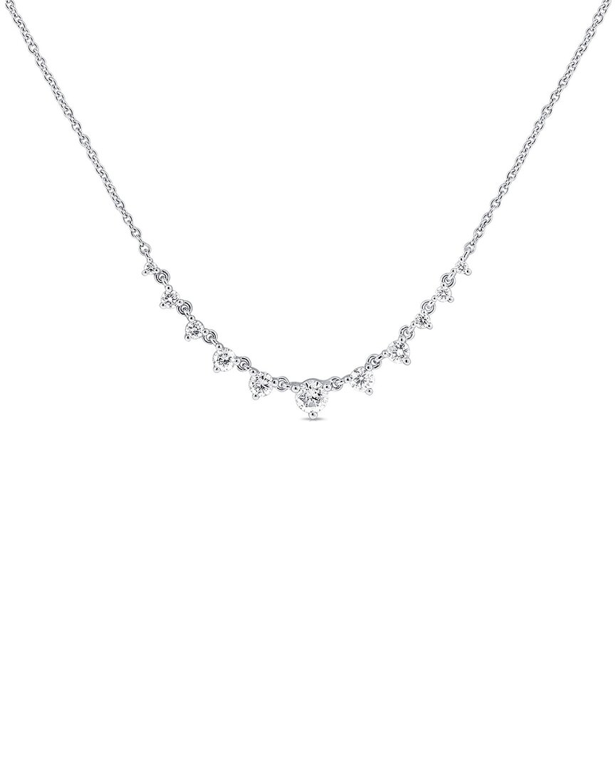 Sabrina Designs 14k 0.49 Ct. Tw. Diamond Necklace In White