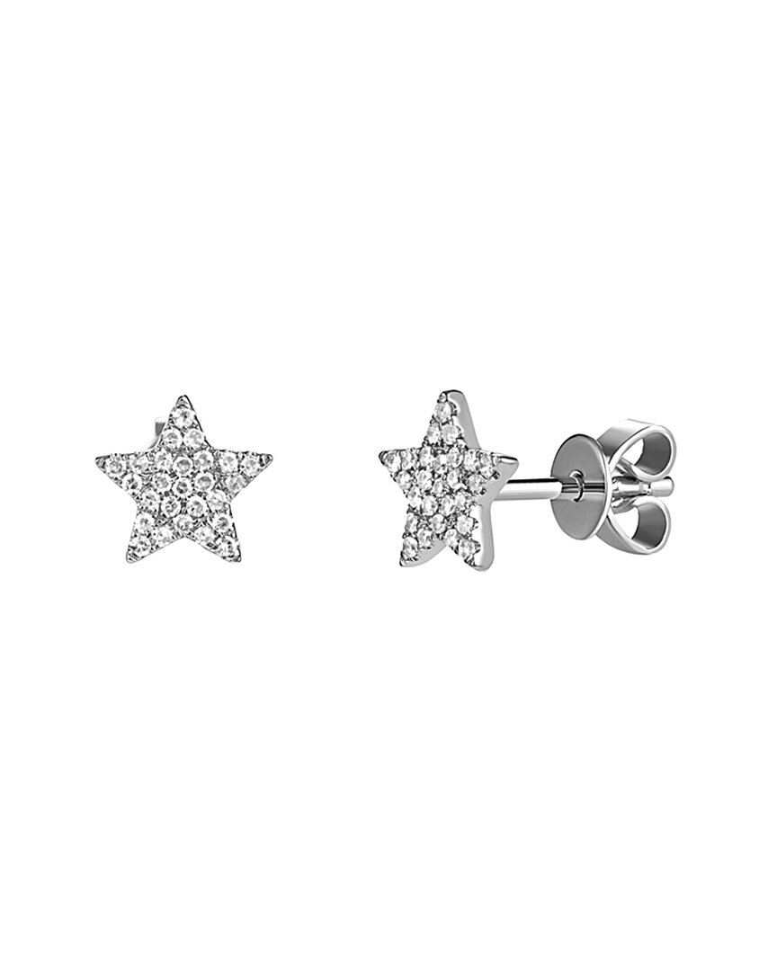 Sabrina Designs 14k 0.20 Ct. Tw. Diamond Star Studs