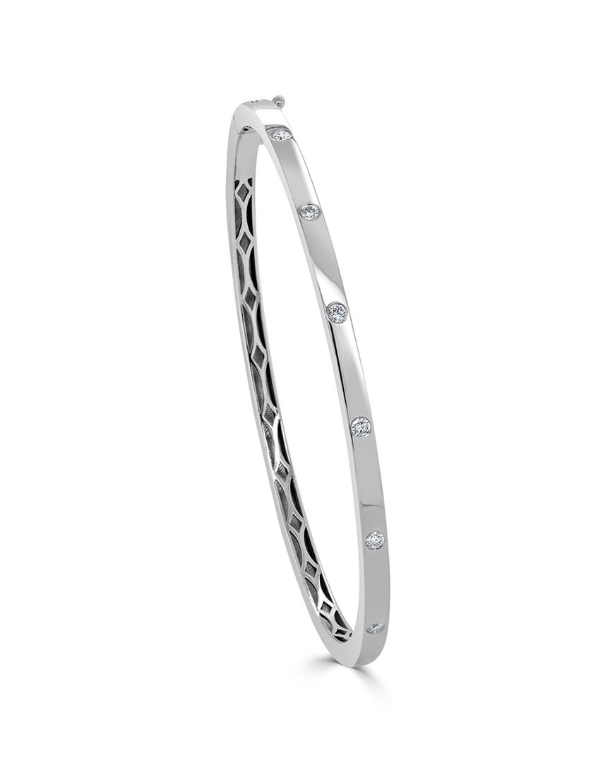 Sabrina Designs 14k 0.25 Ct. Tw. Diamond Bangle Bracelet