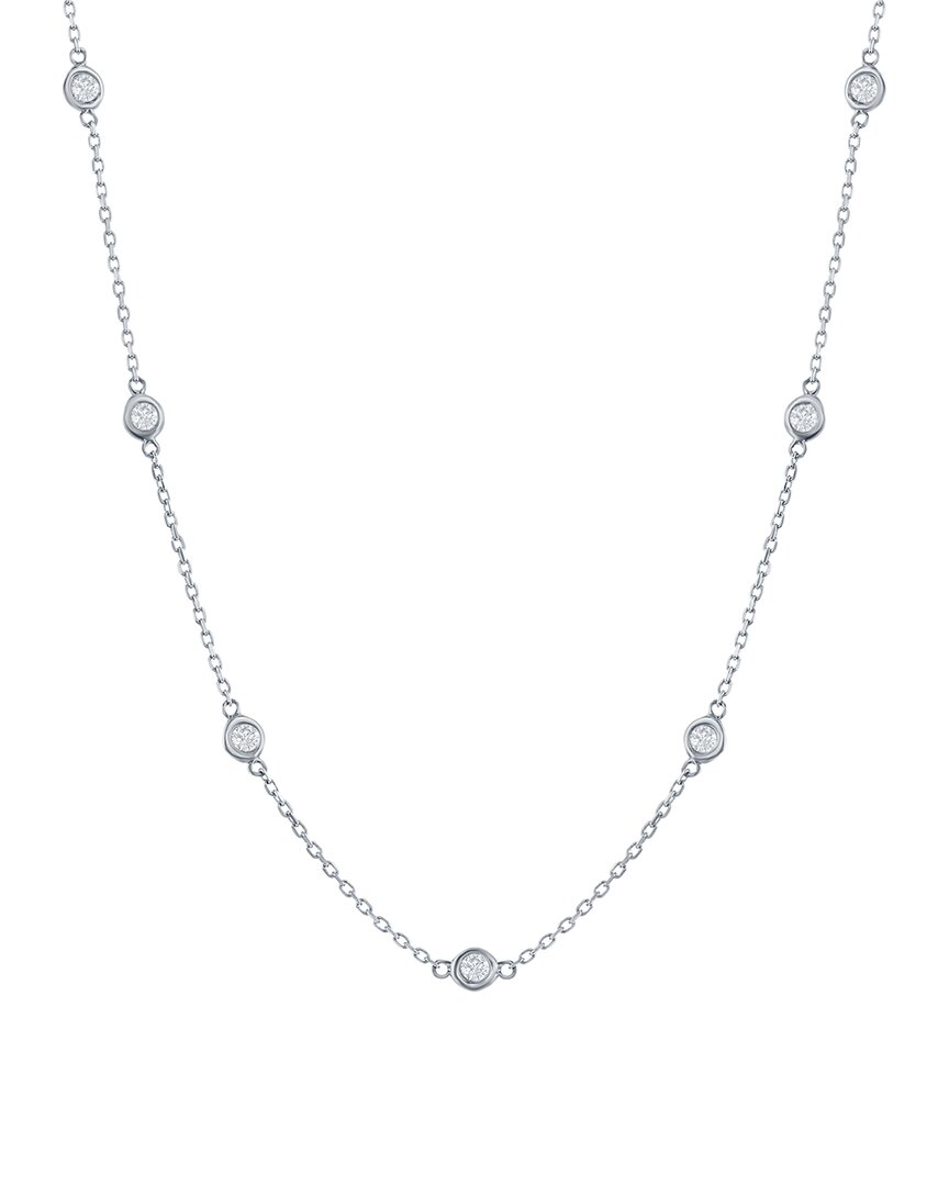 Jewels By Viomo 14k 0.75 Ct. Tw. Diamond By The Yard Necklace