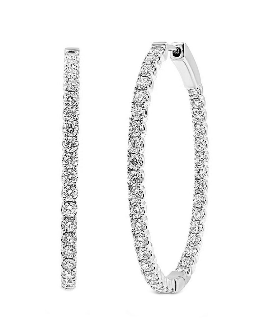 Forever Creations Usa Inc. Forever Creations 14k 0.83 Ct. Tw. Diamond Hoops