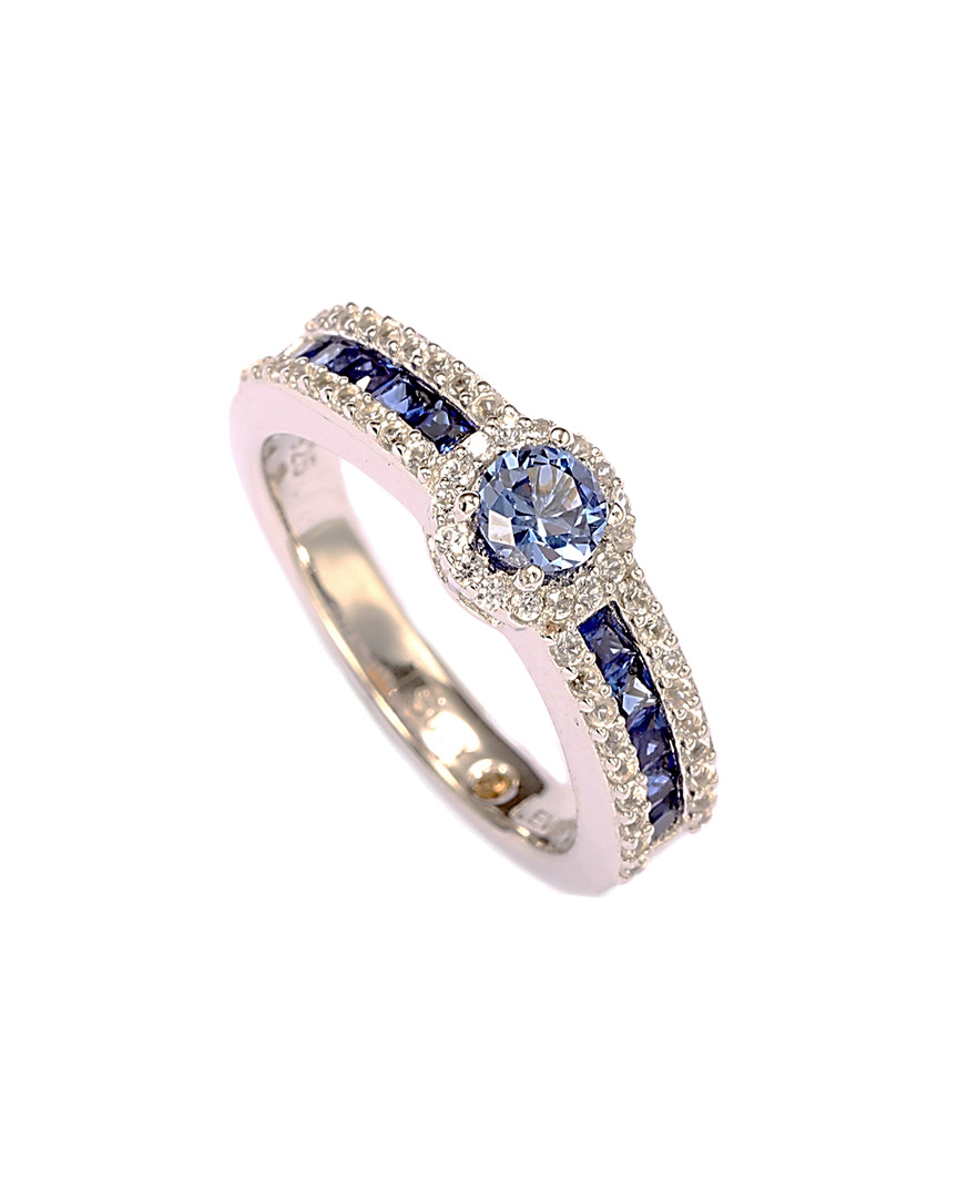 Suzy Levian Diamond & Sapphire Ring