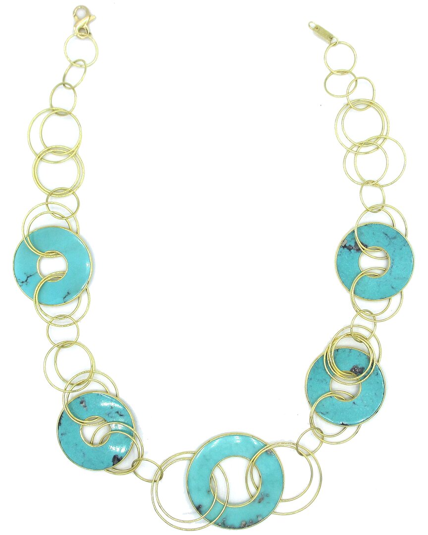 Shop Ippolita Polished Rock Candy 18k Turquoise Necklace