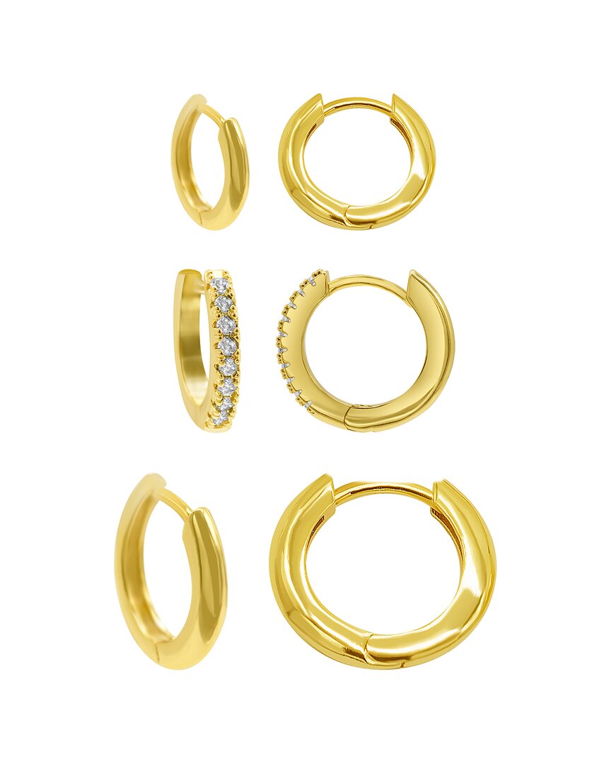 Adornia 14k Plated Hoops