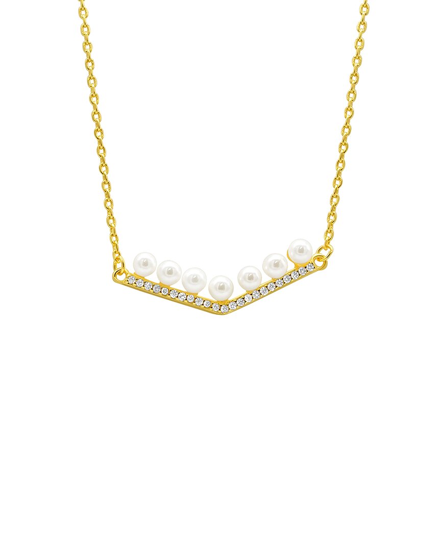ADORNIA ADORNIA 14K PLATED DROP NECKLACE