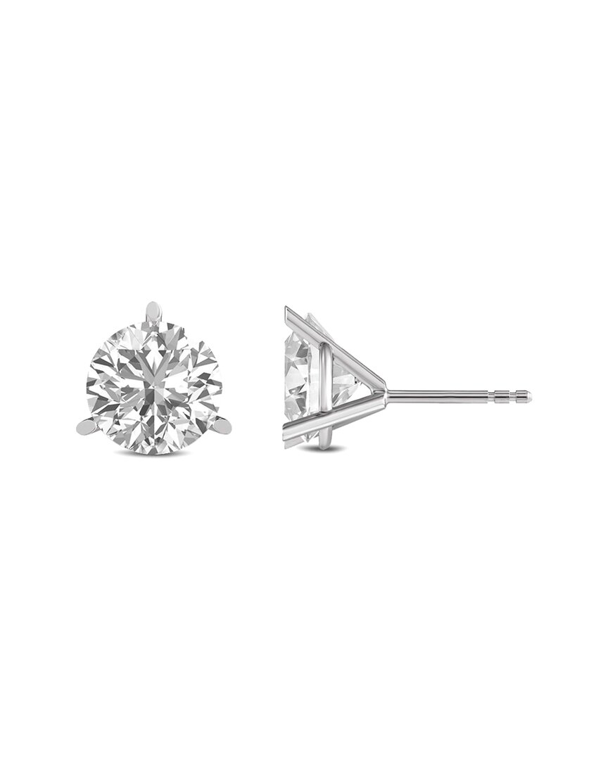 Diana M Lab Grown Diamonds Diana M. Fine Jewelry 14k 3.00 Ct. Tw. Lab Grown Diamond Studs