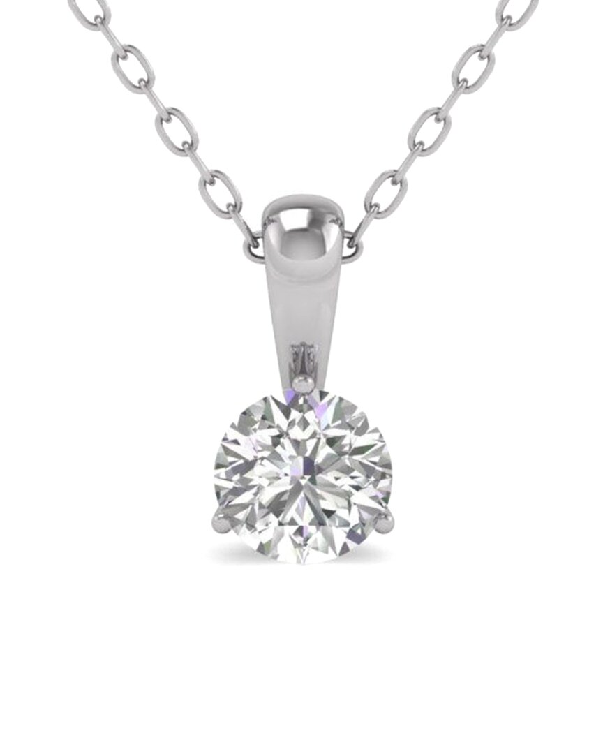 Shop Diana M Lab Grown Diamonds Diana M. Fine Jewelry 14k 1.50 Ct. Tw. Lab Grown Diamond Solitaire Pendant