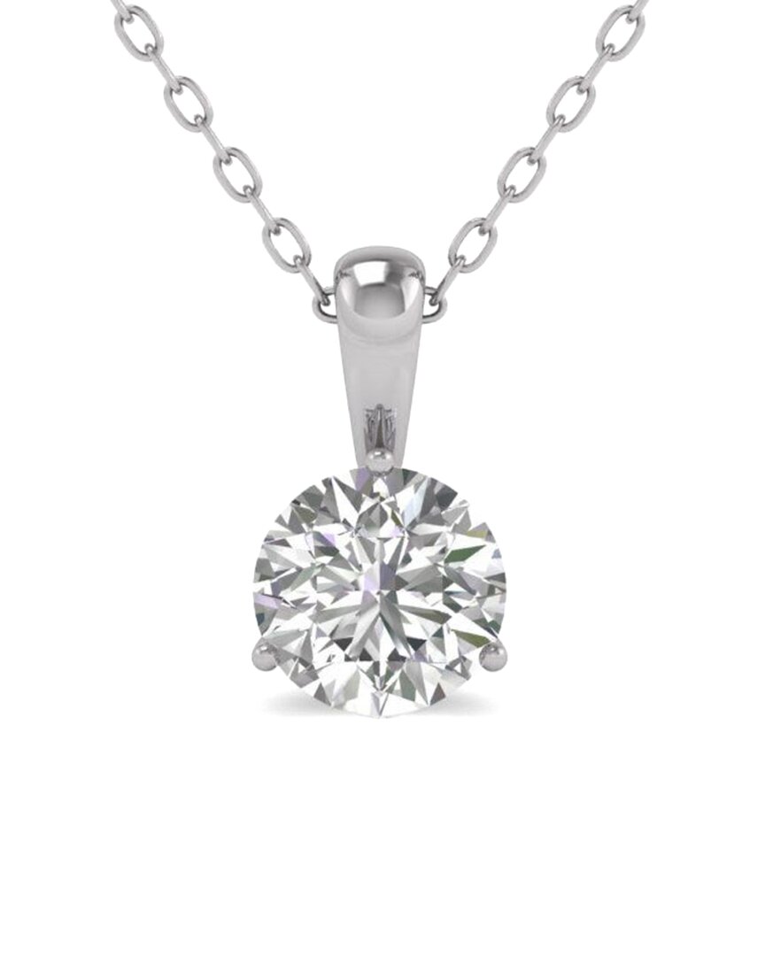 Shop Diana M Lab Grown Diamonds Diana M. Fine Jewelry 14k 2.00 Ct. Tw. Lab Grown Diamond Solitaire Pendant